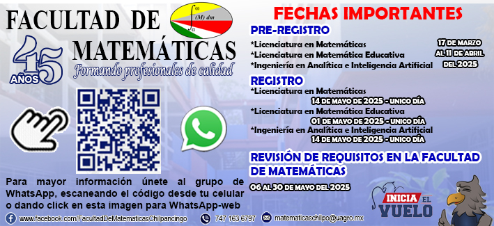 Convocatoria 2025 WhatsApp